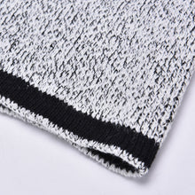 Cartoon Cat and Fish Bones Printing Cardigan Women Long Sleeve Knitted Sweater Cardigans J4U66