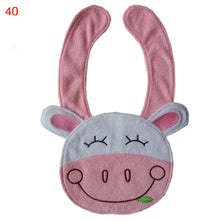 baby bibs animals waterproof cotton saliva towel kids infant lunch bib J4U66