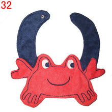 baby bibs animals waterproof cotton saliva towel kids infant lunch bib J4U66