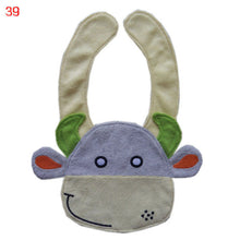baby bibs animals waterproof cotton saliva towel kids infant lunch bib J4U66