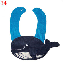 Baby Bibs Animals Waterproof Cotton Saliva Towel Kids Infant Lunch BibJFY66
