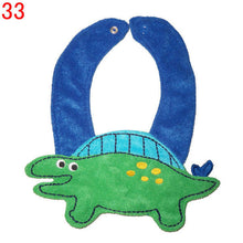 baby bibs animals waterproof cotton saliva towel kids infant lunch bib J4U66