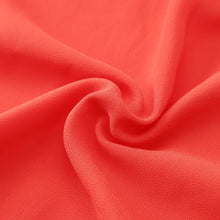 chiffon t-shirts women t-shirts v neck rolled sleeve ruched back asymmetric hem sheer women tops blusas red J4U66