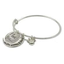I Love You Heart Bracelets Woman Bangles Bracelets Moon Cuff Bracelets Jewelry  J4U66