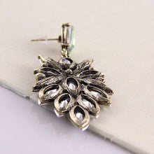 Jewelry European Style Exaggerated Four-color Rhinestone Large Earrings For Women  J4U66