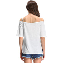 letter print tshirt women slash neck stripes tee shirt short sleeves asymmetric hem t-shirts casual women tops white J4U66