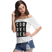 letter print tshirt women slash neck stripes tee shirt short sleeves asymmetric hem t-shirts casual women tops white J4U66