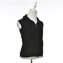 Men Casual Slim Fit Basic Hooded Jacket Sleeveless Vest Waistcoat Zipper Hoodies Sweatshirt J4U66