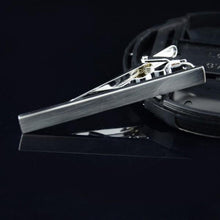 Men Practical Silver Tone Metal Simple Necktie Tie Bar Clasp Clip Decor J4U66
