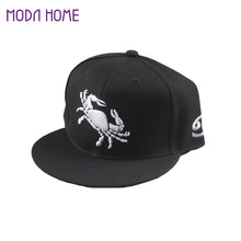 men women baseball cap pattern embroidery eyes snapback hat flat hat baseball hip pop cap black gorras J4U66