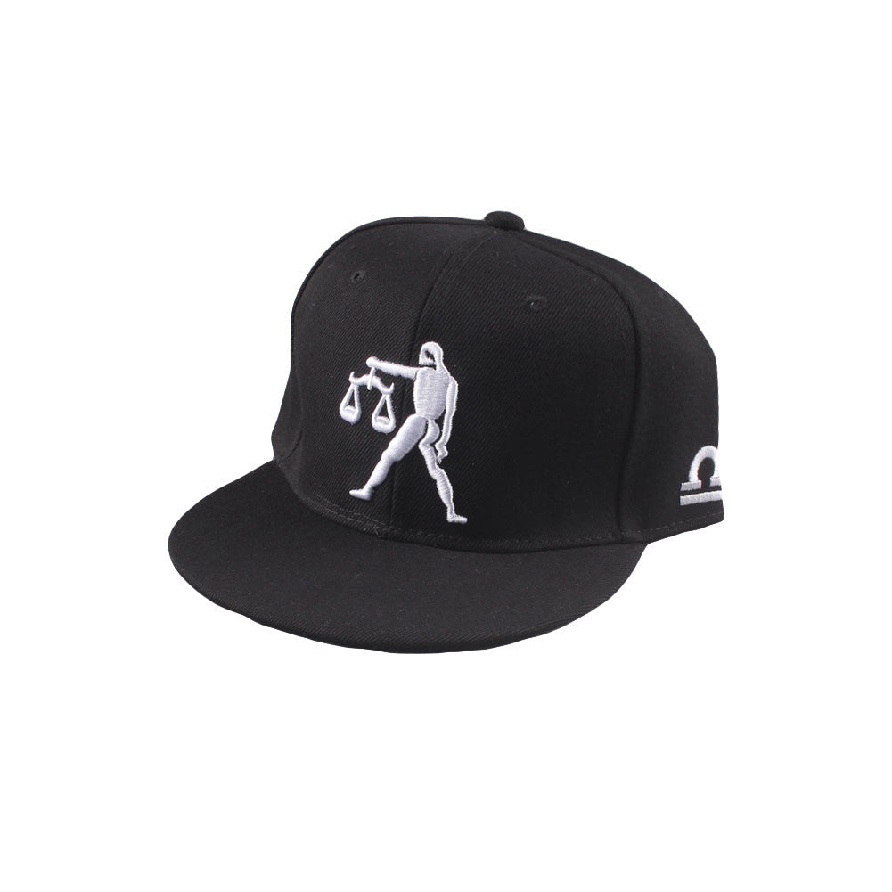 men women baseball cap pattern embroidery eyes snapback hat flat hat baseball hip pop cap black gorras J4U66