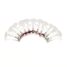 Punk Bar Acrylic Crystal Stud Monroe Bar Labret Lip Ring anel Stud Piercing Body Jewelry 10PCS/Bag  J4U66