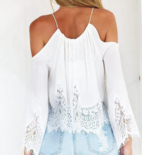 Sexy Women Lady White Lace Sleeveless Casual Crop Blouse Tops Shirt J4U66