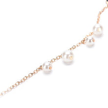Simple Trendy Romantic style Plastic Imitation Pearl Flower Women Jewelry Tassels Long necklaces J4U66