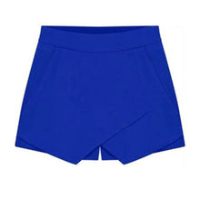 skirts women irregular low waist shorts culottes pants mini shorts skirt J4U66