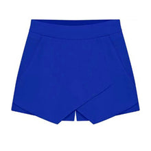 skirts women irregular low waist shorts culottes pants mini shorts skirt J4U66