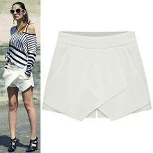 skirts women irregular low waist shorts culottes pants mini shorts skirt J4U66