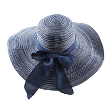 hats for women floppy hat wide brim bow ornament sun hat foldable beach cap women J4U66