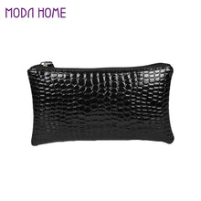 women clutch bag crocodile patent leather wrist strap zipper wallets casual coin purse dollar price J4U66