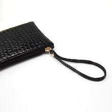 women clutch bag crocodile patent leather wrist strap zipper wallets casual coin purse dollar price J4U66