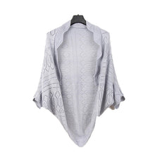 Women Cute Casual Thin Crocheted Open Stitch Sweaters Women Batwing Sleeve Cardigan Sweaters 6 Colors J4U66