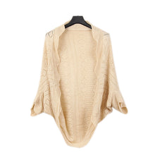 Women Cute Casual Thin Crocheted Open Stitch Sweaters Women Batwing Sleeve Cardigan Sweaters 6 Colors J4U66