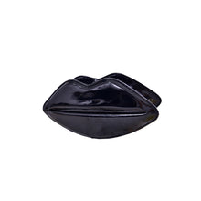 women ladies shoulder bag pu leather lip shape metal chain evening party clutch bag J4U66