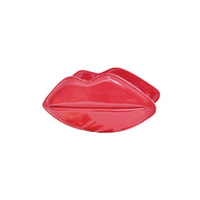 women ladies shoulder bag pu leather lip shape metal chain evening party clutch bag J4U66