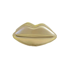 women ladies shoulder bag pu leather lip shape metal chain evening party clutch bag J4U66