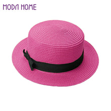 women lady fedora hat trilby bowknot straw fedora panama beach women hat feminino J4U66