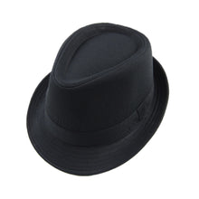 women men hat curly floppy brim british jazz hip hop fedora hat cap unisex black chapeu J4U66