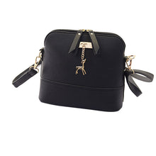 Fashion Women Messenger Bags Ladies Casual Small Shell Leather Crossbody Shoulder Bag Zipper Bag  J4U66