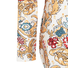 women sexy bodycon dress floral print o neck long sleeve pencil dress bandage dress clubwear yellow J4U66