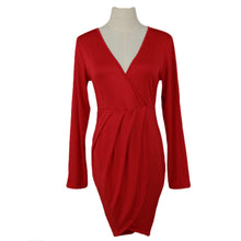 women sexy dress deep v neck long sleeve wrap bandage dress plus size bodycon dress vestidos xxxl J4U66