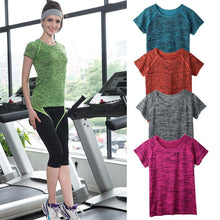 women t-shirts o neck short sleeve breathable quick dry t-shirts tee tops blusas J4U66