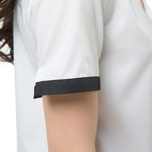 women tops and blouse v neck short sleeve chiffon shirt women blouses plus size causal blusa white J4U66