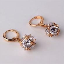Women's Nice Long Drop Earring Dangle Studs Crystal Zircon Wedding Jewelry Gifts For Lady 2 Styles J4U66