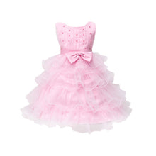 Flower Girl Party Bridesmaid Pageant Princess Dress For Little Girls Glitz Organza Communion Dresses Size J4U66