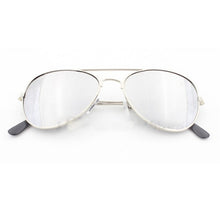 New Girls Boys Metal Frame Mirror Lens Sunglasses Square Eyeglasses Eyewear For Kids PY6 J4U66