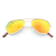 New Girls Boys Metal Frame Mirror Lens Sunglasses Square Eyeglasses Eyewear For Kids PY6 J4U66