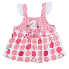 New Girls Printed Cute Baby Sleeveless Halter Polka Dot Dress + Pants Cotton Clothes 1-3 Year J4U66