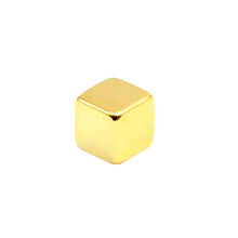 golden magnetic cubes 5 mm 4 pieces ndfeb magnets magnetic cube puzzle educational kids toys magnetic balls forchildren J4U66