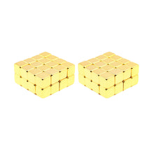 golden magnetic cubes 5 mm 4 pieces ndfeb magnets magnetic cube puzzle educational kids toys magnetic balls forchildren J4U66