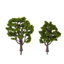 handcrafted tree model architectural model for train layout garden scenery scene wargame landscape 10pcs plastic model trees J4U66