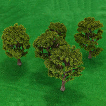 handcrafted tree model architectural model for train layout garden scenery scene wargame landscape 10pcs plastic model trees J4U66
