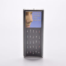 Stainless Steel Nose Open Hoop Ring Nose Ring Piercing Nose Studs with Box Body Piercing Jewelry 40pcs 0r 18pcs J4U66
