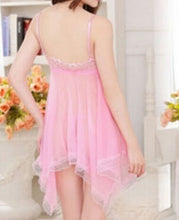 Women Lingerie Set Dress Women Nightwear Underwear Sleepwear + G-string Babydoll Black Red Purple J4U66