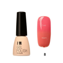 I am Gel Polish Temperature Changing Gel Color UV Gel Nail Polish 7ML Nail Gel Led UV Soak off Long Lasting Nail Art J4U66