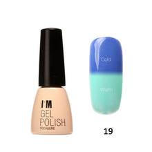 I am Gel Polish Temperature Changing Gel Color UV Gel Nail Polish 7ML Nail Gel Led UV Soak off Long Lasting Nail Art J4U66