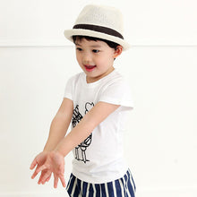 New Kids Boys Casual Short Sleeve Pullover Cotton T-shirt Tee Tops Baby Clothing T Shirts J4U66